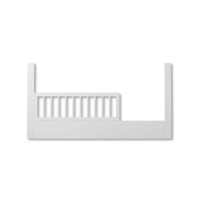 Aspen Cot Toddler Bed Half Frame - White
