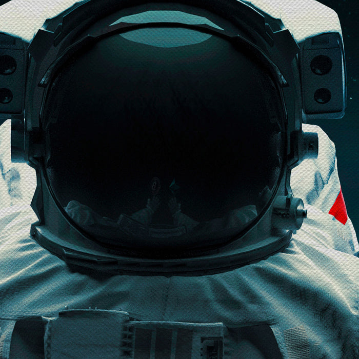 Astronaut In Space Wall Art Canvas