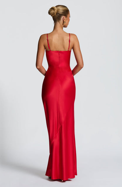 Athena Maxi Dress - Red Dress Babyboo Fashion Premium Exclusive Design