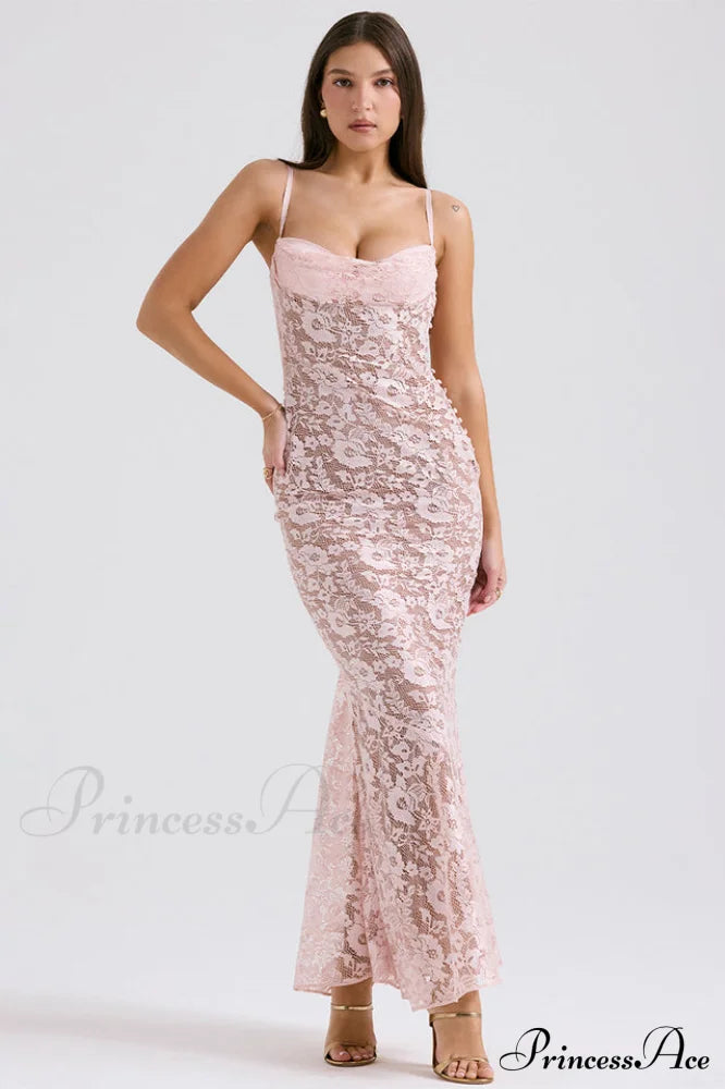 Azzurra Rose Lace Dress | Dress In Beauty