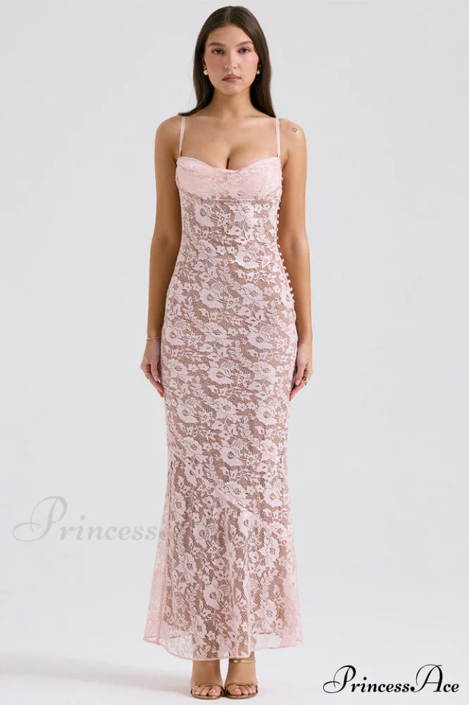 Azzurra Rose Stylish Lace Dress