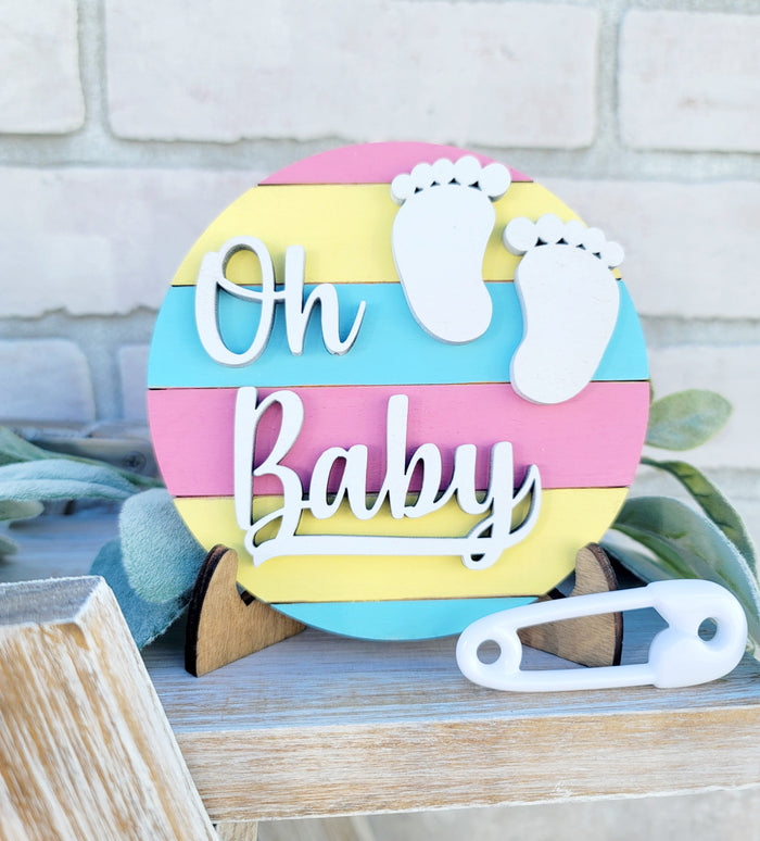 Baby Shower/Gender Reveal Tiered Tray Set- wholesale