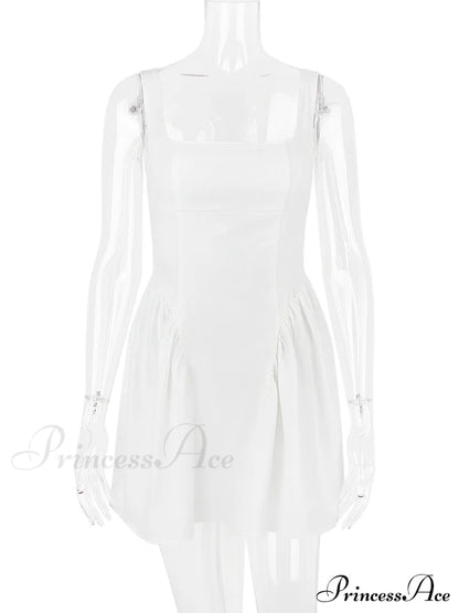 Backless Bow Stylish Mini Dress