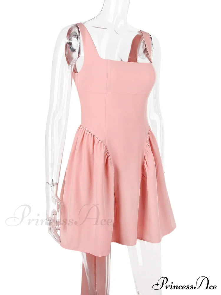 Backless Bow Stylish Mini Dress