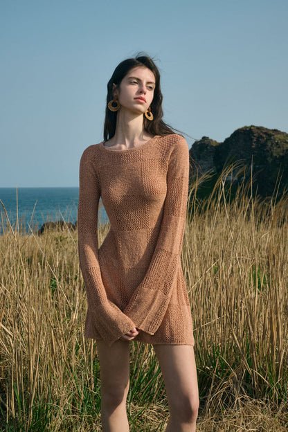 Backless mini dress