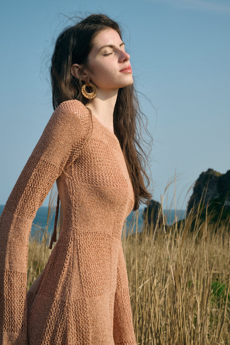 Backless mini dress