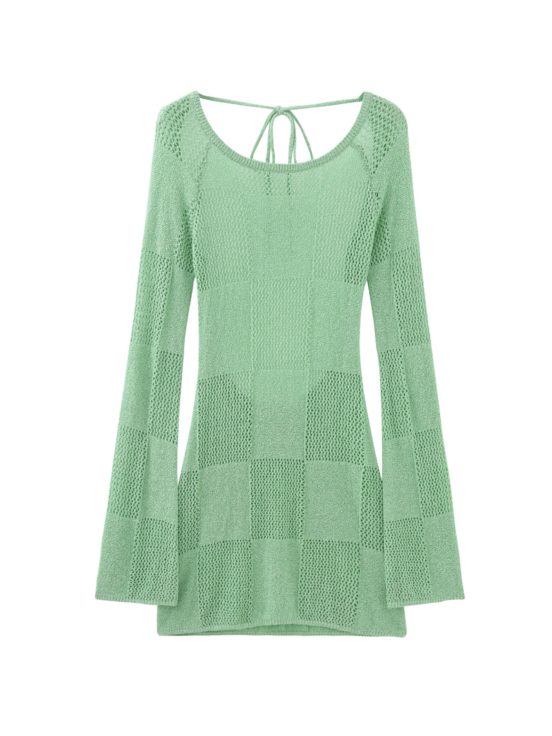 Backless mini dress
