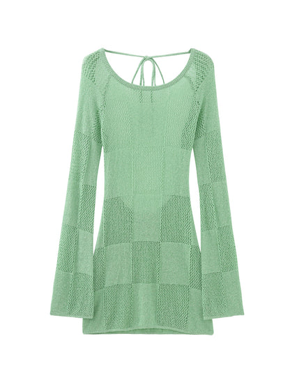 Backless mini dress