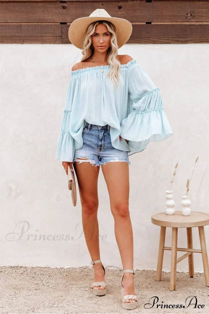 Bamboo Flare Stylish Sleeve T-Shirt