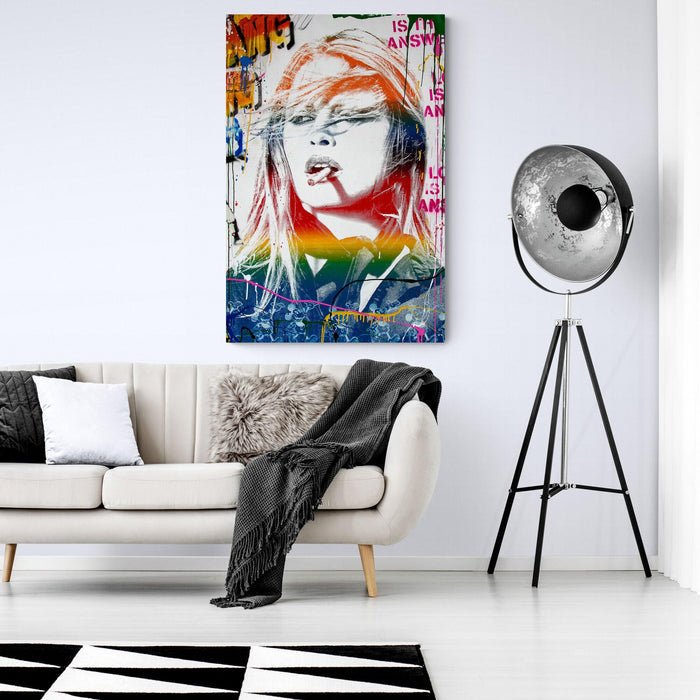 Banksy Brigitte Bardot Canvas Wall Art - SharpWallArts