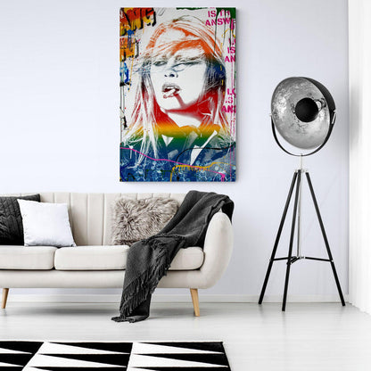 Banksy Brigitte Bardot Canvas Wall Art - SharpWallArts