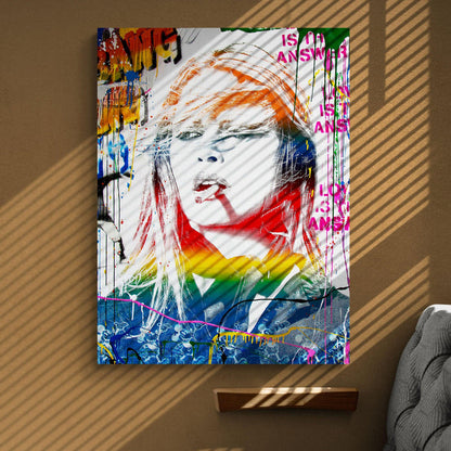 Banksy Brigitte Bardot Canvas Wall Art - SharpWallArts
