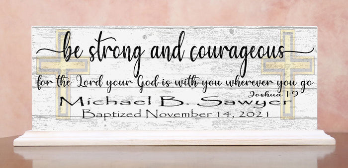 Personalized Baptism Plaque
