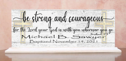 Personalized Baptism Plaque
