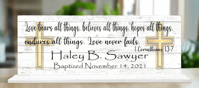 Baptism Gift For Boys or Girls Personalized