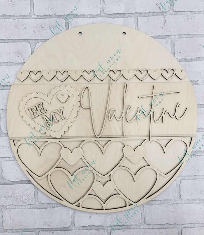 Be My Valentine Door Hanger- wholesale