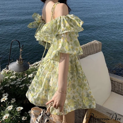 Beach Outfits Floral Trendy Fairy Boho Dresses