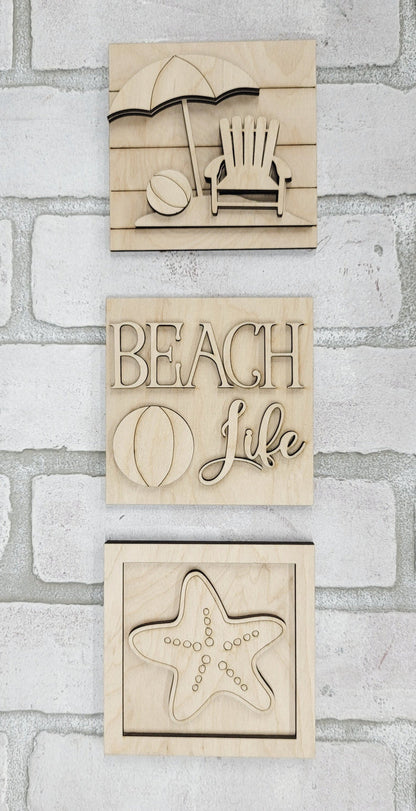 Beach-Set of 3- wholesale