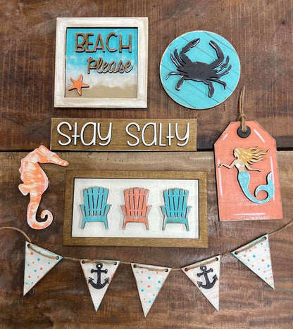 Beach Tiered Tray Set- wholesale