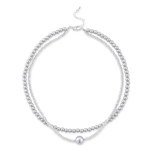 Beaded necklace duo