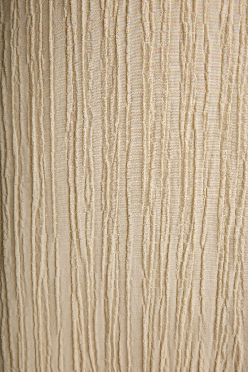 Additional view of the Bella Donna Cream Braided Maxi Dress from a different perspective.