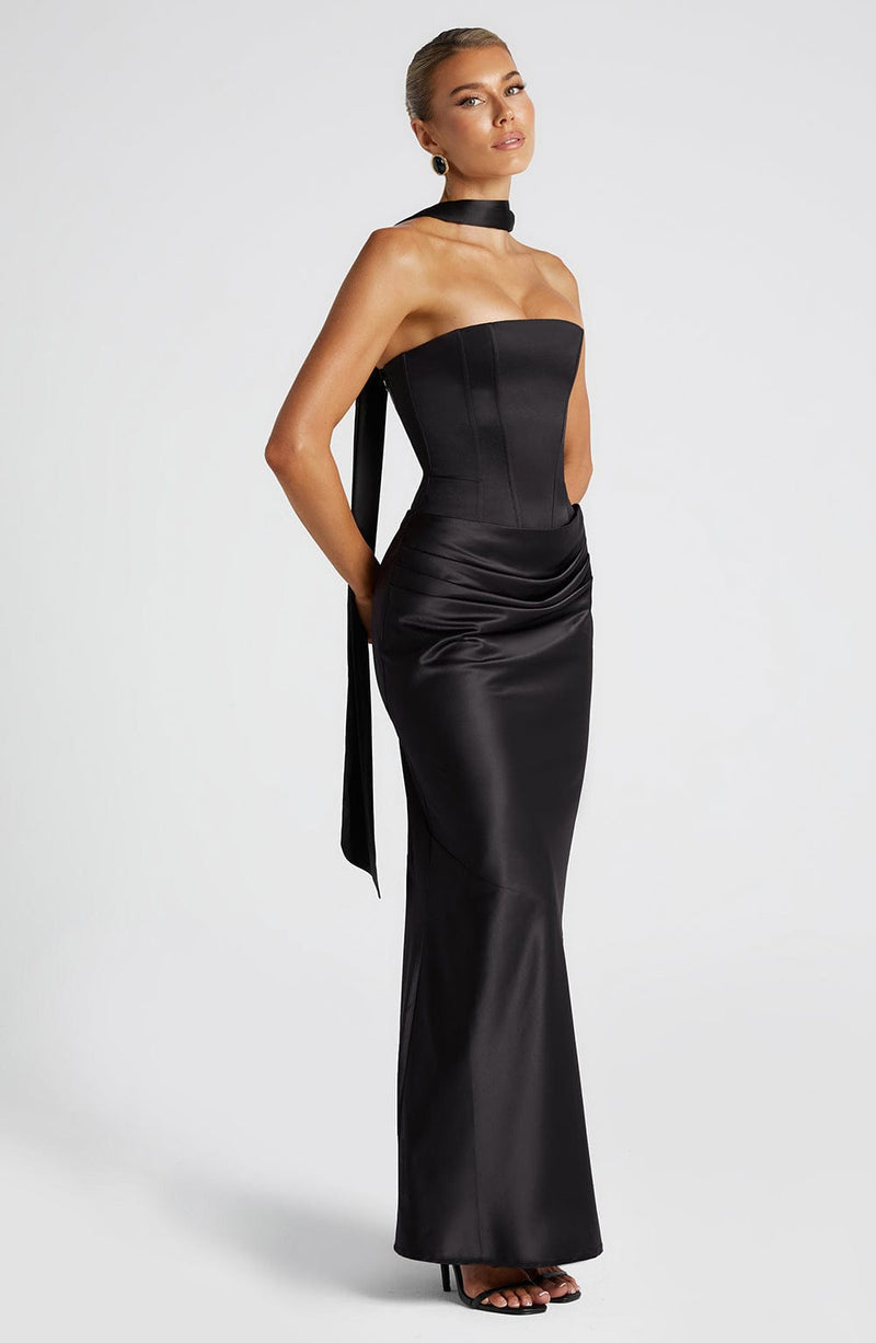 Bernadette Maxi Skirt - Black Skirt Babyboo Fashion Premium Exclusive Design