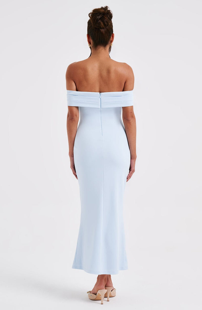 Bex Midi Dress - Blue Dress Babyboo Fashion Premium Exclusive Design