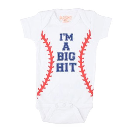 Big Hit Baseball Onesie - RSVP Style