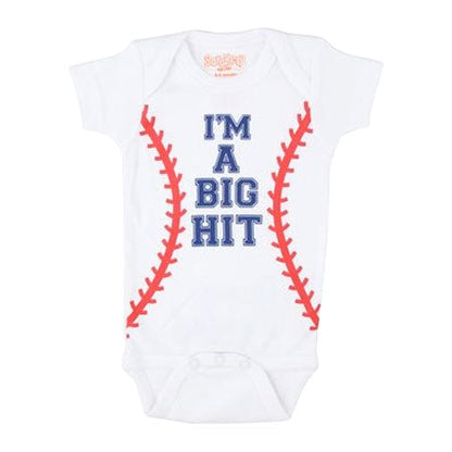 Big Hit Baseball Onesie - RSVP Style