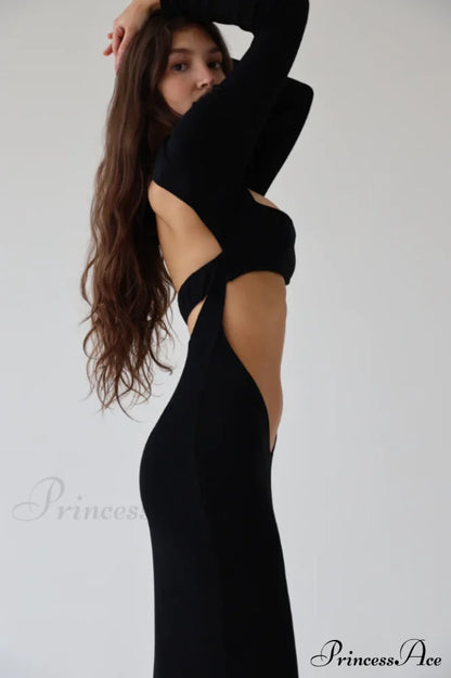 Black Grande Stylish Finale Gown