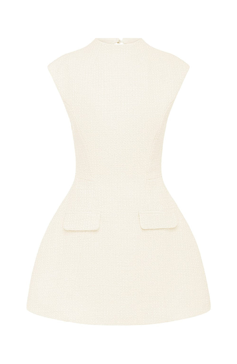Blake Mini Dress - Ivory Dress Babyboo Fashion Premium Exclusive Design