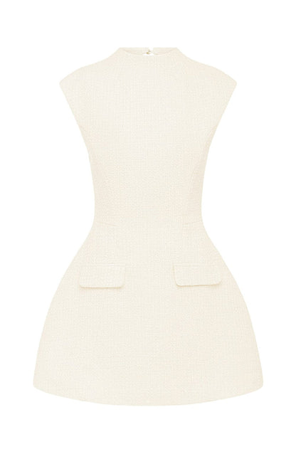 Blake Mini Dress - Ivory Dress Babyboo Fashion Premium Exclusive Design
