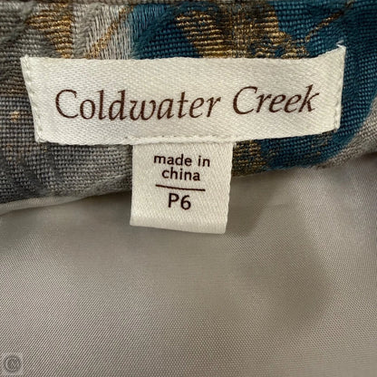 Blazer By Coldwater Creek In Blue & Cream, Size: S