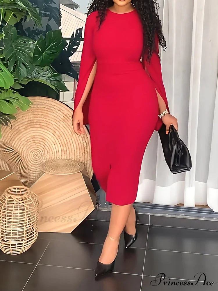 Blue Patchwork High Trendy Rise Boyfriend Jeans Red / L Dresses