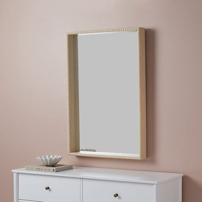 Bobbin Mirror - Rectangle - Natural