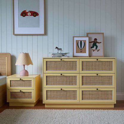 Bonnie Bedside Table - Buttermilk
