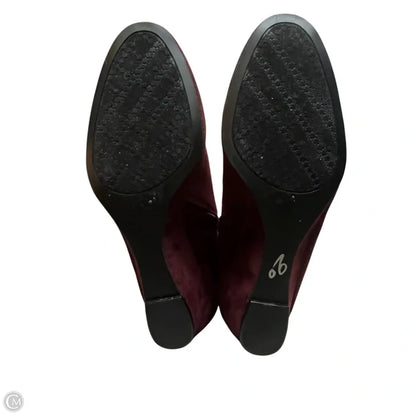 Boots Ankle Heels By Impo In Red, Size: 9.5