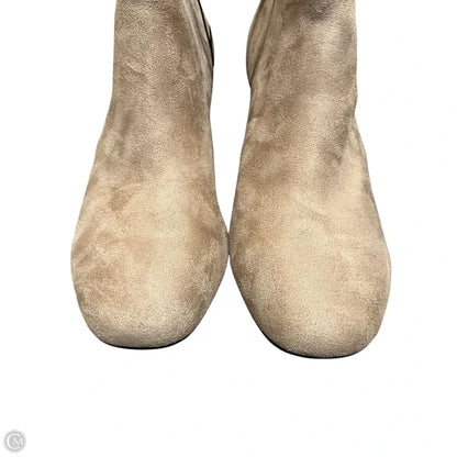 Boots Ankle Heels By Lane Bryant In Taupe, Size: 11