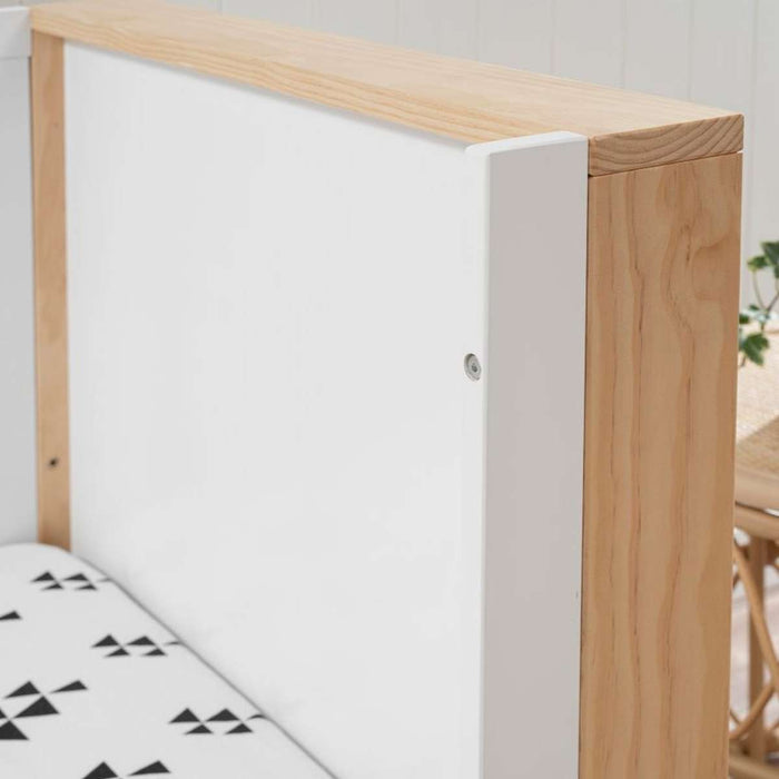 Boston Cot Toddler Bed Conversion - White