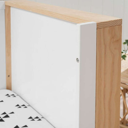 Boston Cot Toddler Bed Conversion - White