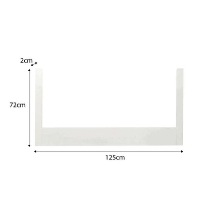 Boston Cot Toddler Bed Conversion - White