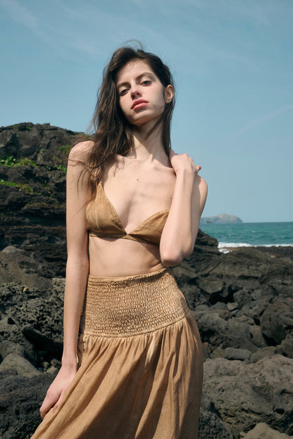 Bralette & A-line skirt set
