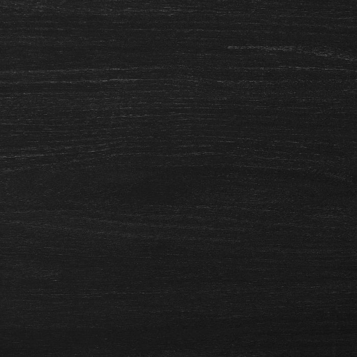 Brooke Round 4 - 6 Seater Dining Table - Black/Wood - DUSK