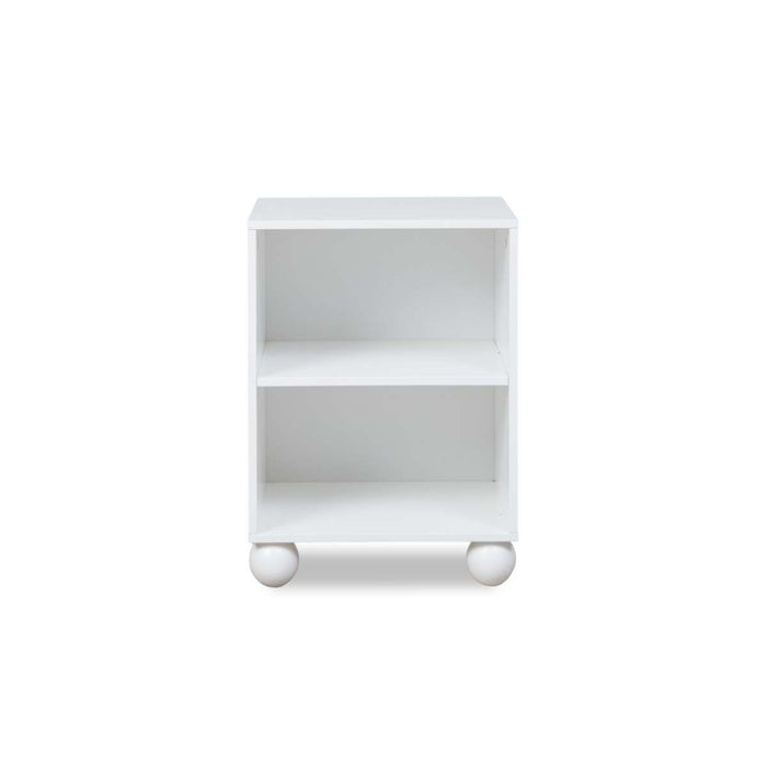 Bubble Ball Feet Side Table - White