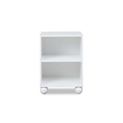 Bubble Ball Feet Side Table - White