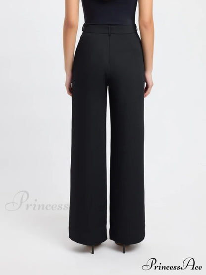 Business Casual Straight Trendy Leg Dress Pants