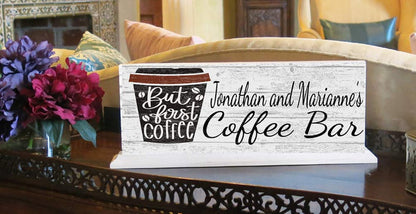 Custom Coffee Bar Sign