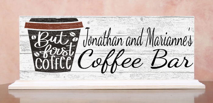 Coffee Bar Sign Customized