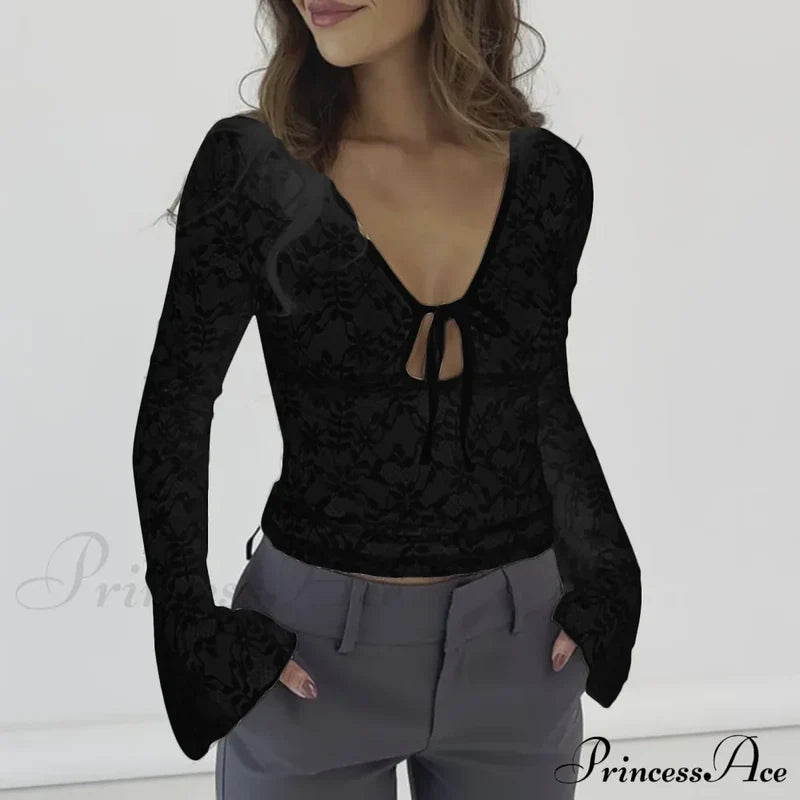 CALLIE Elegant LACE BLOUSE