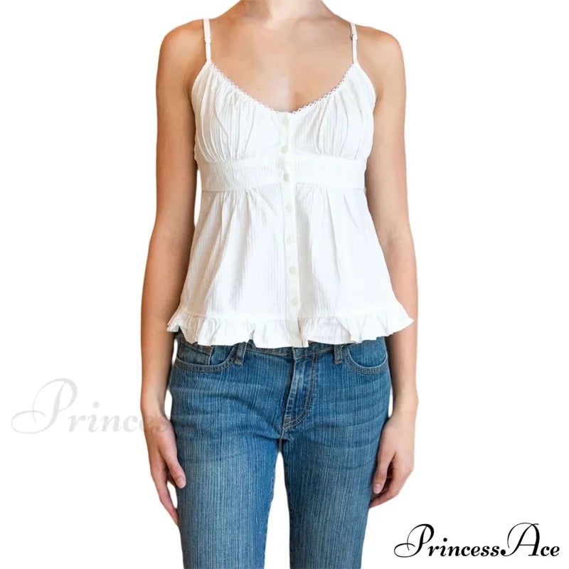 Cami Buttoned Top Free From Label